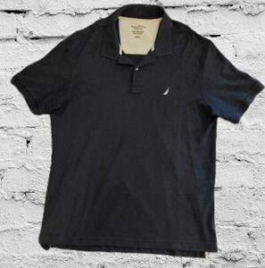 Nautica Men's Black Polo Shirt